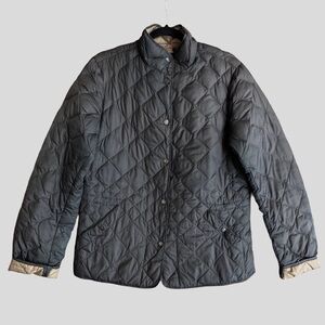 Vintage Eddie Bauer EB550 Goose Down Quilted Snap Puffer Jacket